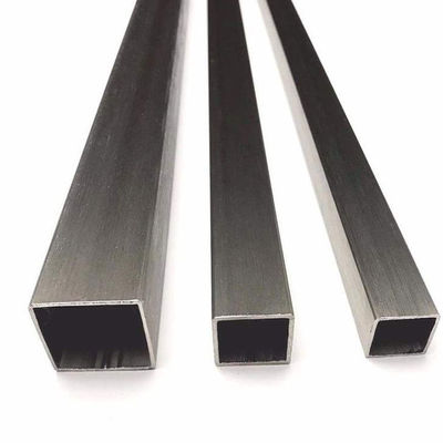 1/2 Inch 1 Inch Black Anodised Aluminium Square Tube Powder Coated Hollow 6x6 Round Corner